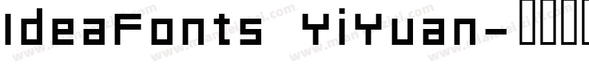 IdeaFonts YiYuan字体转换